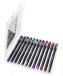 Linc Pentonic Gel Pens Pack of 12 - Multicolour Ink 