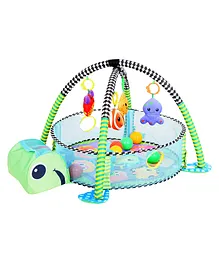 Playhood Aquatic Infant Play Gym cum Ball Pool with 30 Balls - Multicolour