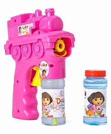 Toyzone Dora The Explorer Engine Bubble Toy Gun - Dark Pink