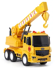 Toyzone Friction Powered Crane Toy- Yellow