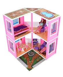 Toyzone My Glamour Doll House 122 Pieces - Multicolor
