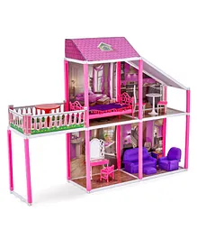 Toyzone My Dream Villa Doll House Set of 101 Pieces- Multicolor