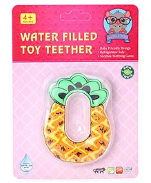 Aarohi Toys Water Filled Teether Pineapple Design - Orange