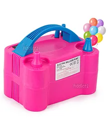 Fiddlerz Two Nozzles Electric Balloon Air Pump - Pink