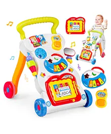 Fiddlerz 4 in 1 Activity Baby Walker - Multicolour