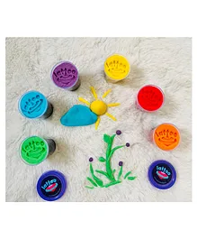 Lattooland dough Chemical-free Clay for Kids - Pack of 6 colors