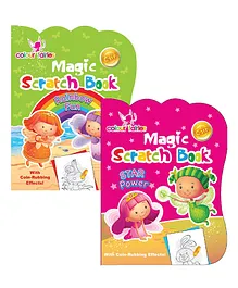 Magic Scratch Activity Book Pack of 2 - English