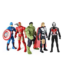 Niyamat Action Figures Toy Set of 5 Multicolour - Height 12 cm
