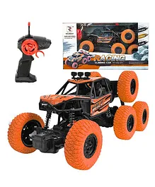 Niyamat Remote Control Rock Climbing High Speed Monster Racing Car Toy - Orange