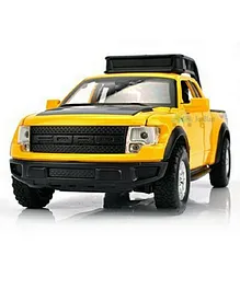 FunBlast Diecast Metal Raptor Scaled Model Car Toy - Yellow