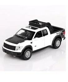 FunBlast Diecast Metal Raptor Scaled Model Car Toy - White