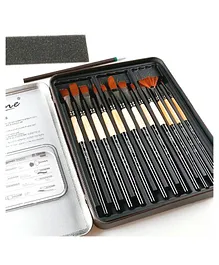 FunBlast Artist Painting Brushes Set with Box - Multicolor