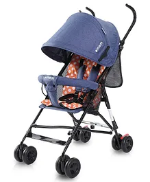 Dotmom Umbrella Buggy Stroller with 5 Point Safety Harness - Orange