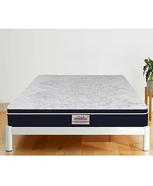 Springtek Euro Top Luxe Memory Foam Pocket Spring Mattress - Grey Black