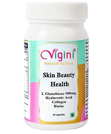 VIGINI Skin Radiance Whitening Body Lightening L Glutathione 500mg Capsule - Pack of 30