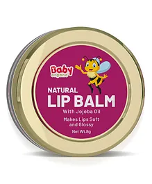BabyOrgano Organic Lip Balm Beetroot Flavour -  8 gm