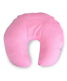 Mothersyard Cotton Nursing Pillow Polka Print -  Pink