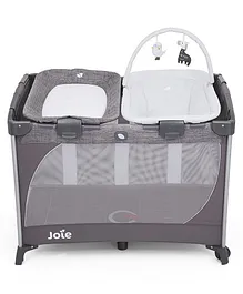 Joie Commuter Change & Snooze Playard - Linen Grey