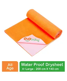 Oyo Baby Waterproof Cotton Extra Large Dry Sheet - Orange