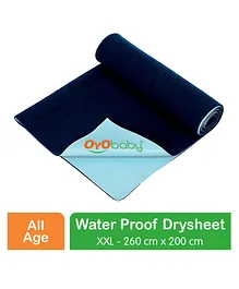 Oyo Baby Cotton Quickly Dry Large Size Sheet - Dark Blue