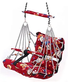 SANJARY Soft Cotton Baby Swing - Multicolour