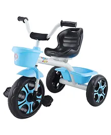 Toyzoy Comfy Lite Kids Tricycle with Dual Storage Basket - Blue