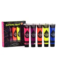 Scoobies Non Toxic Cream Based Body Paints Pack of 5 - Multicolor