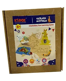 Kidoz Explore Australia Activity Kit - Multocolor