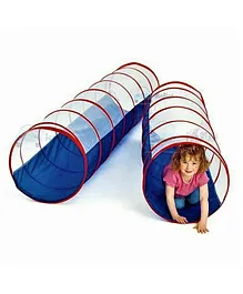 FunBlast Foldable Tunnel Tent - Multicolour