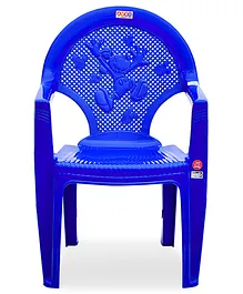 AVRO Furniture Glossy Baby Plastic Chair for Kids - Blue