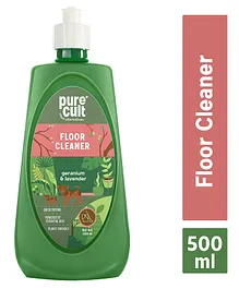 PureCult Eco-Friendly Floor Cleaner With Geranium And Lavender Essential Oils - 500 ml