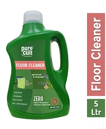 PureCult Eco-Friendly Floor Cleaner With Geranium And Lavender Essential Oils - 5 ltr