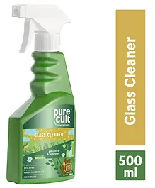 PureCult Eco-Friendly Glass Cleaner With Patchouli & Lavender Essential Oils - 500 ml