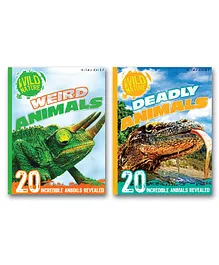 Weird Animals And Deadly Animals Encyclopedia Books Pack of 2 - English