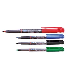 Stic OHP & CD Marker Pack of 4 - Multicolour