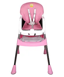 Tiffy & Toffee Grand Sporty High Chair with 5 Point Safety Harness - Pink