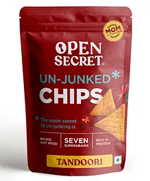 Open Secret Tandoori Unjunked Chips Pack of 6 - 180 gm 
