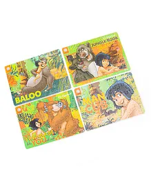 Jungle Book 4 in 1 Jigsaw Puzzle Multicolor Pack of 4 - 140 Pieces