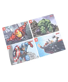 Avengers 4 in 1 Jigsaw Puzzle Multicolor Pack of 4 - 140 Pieces