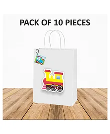 Untumble Train Gift Bags White - Pack of 10