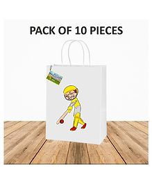 Untumble Cricket Gift Bags Pack Of 10 - White