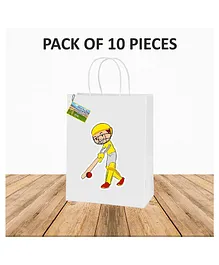Untumble Cricket Gift Bags Pack Of 10 - White