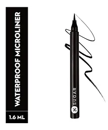 SUGAR Cosmetics Wingan Waterproof Microliner 01 I'll Be Black - 1.6 ml