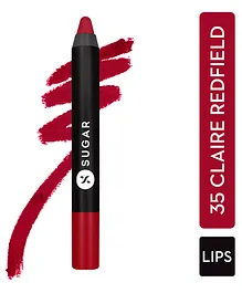 SUGAR Cosmetics Matte As Hell Crayon Lipstick 35 Claire Redfield - 2.8 g