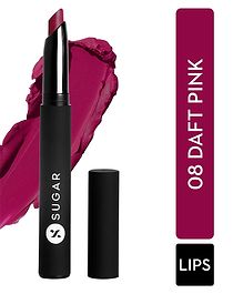 SUGAR Cosmetics Matte Attack Lipstick for Women  Transferproof & Smudgeproof  Lasts upto 12hrs  Enriched With Jojoba Oil  2g - Daft Pink