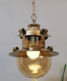 Homesake Rustic Hanging Globe Light - Bronze 