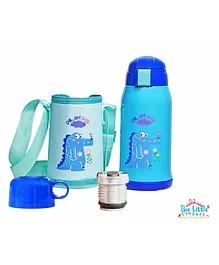 The Little Lookers Stainless Steel Insulated Sipper Bottle Blue - 550 ml