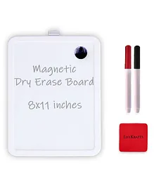 Lifekrafts Dry Erase Single Sided Magnetic Small Board - White