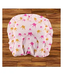 Mittenbooty U Shaped Rai Pillow Crown Print - Pink