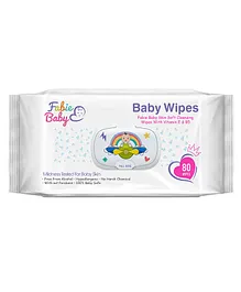 Fabie Baby SkinSoft Baby Cleansing Wipes - 80 Pieces